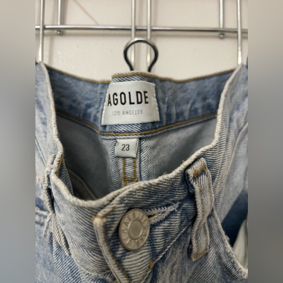 NWOT Agolde Pinch Waist High Rise Kick size 23 - Picture 5 of 7